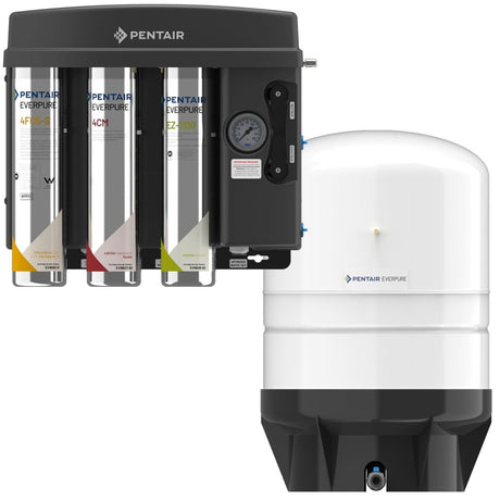 Everpure EV9975-61 EZ-RO System - 200 GPD w/10 Gal Hydropneumatic Tank