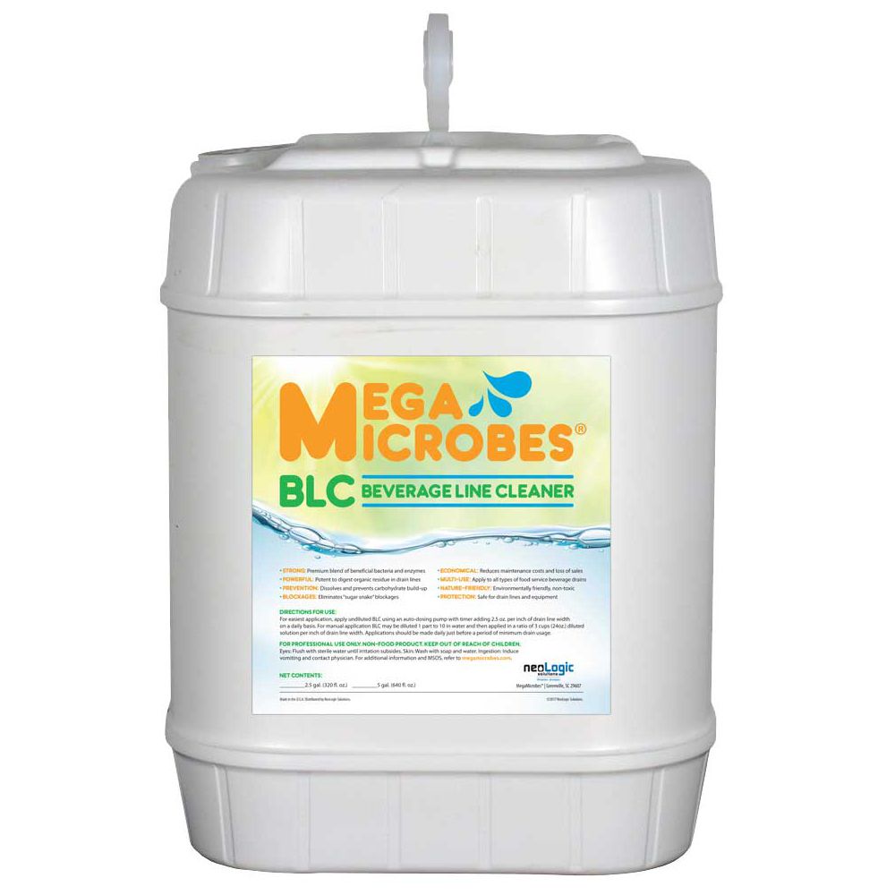 MegaMicrobes Beverage Line Cleaner and Organic Waste Digester 5 Gallons