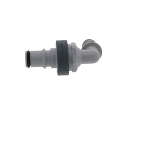NS4D23006 Valved In-Line Elbow Hose Barb Coupling Insert 3/8 ID Barb