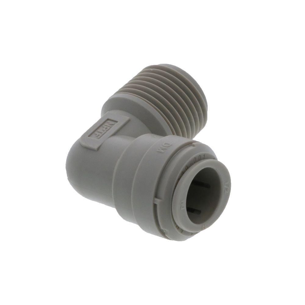 DMfit Elbow Male Connector - 1/2 Push-in x 1/2 NPTF