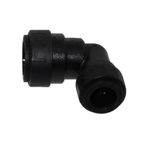 John Guest ProLock Black Reducing Elbow - 1/2 CTS x 3/8 CTS