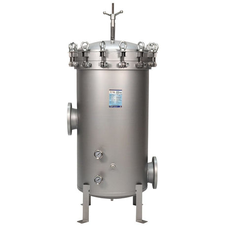 Neo-Pure SBMJ8-304L-8FL Multi-Cartridge Jumbo Filter Housing with Swing Bolts