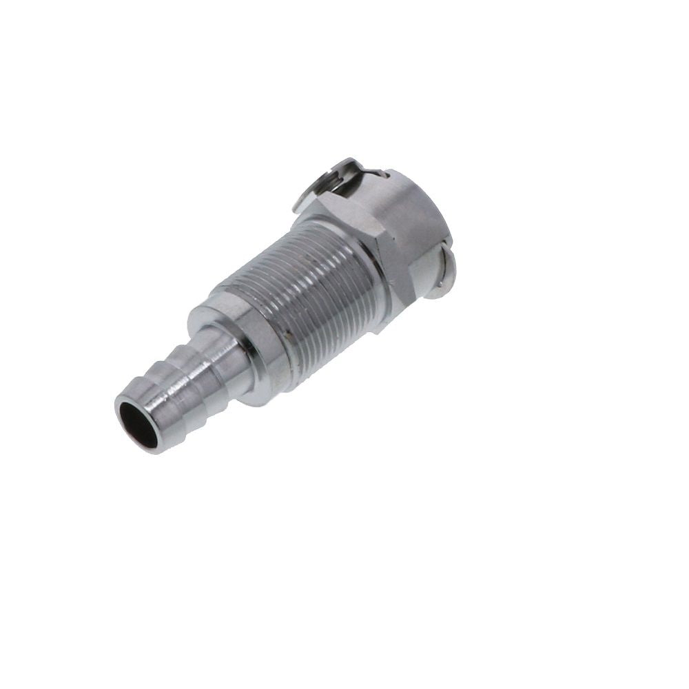 75700 NSF Non-Valved Panel Mount Hose Barb Coupling Body 3/8 ID Barb