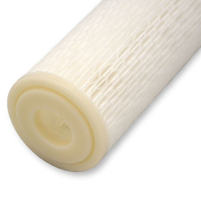 9-3/4" x 2-3/4" Flow-Max Pleated Poly - 1 mic ABS