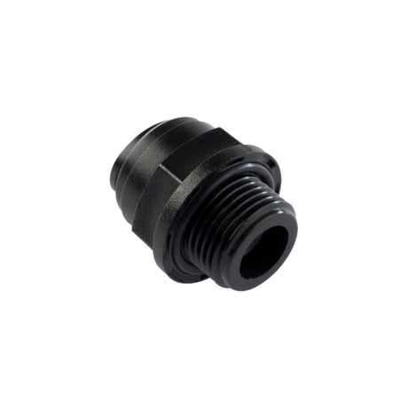 NeoFit - Acetal Black Male Connector- 4mm tube OD x 1/4"BSP[P]