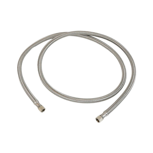 Braided Stainless Steel Hose 304 1/4" COMP x 1/4" COMP 60" Length