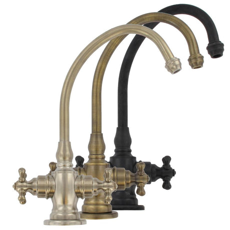 Waterstone Hampton 1250HC Faucets with Cross Handle - Hot/Cold