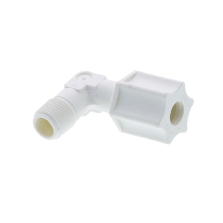 JACO 40-4-2-P-PG Polypropylene Male Elbow 1/4 OD Tube x 1/8 MPT