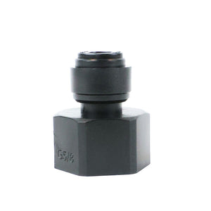 NeoFit - Acetal Natural Black Female Adapter 8mm[5/16"] tube x 5/8" BSP[P] - Cone Type