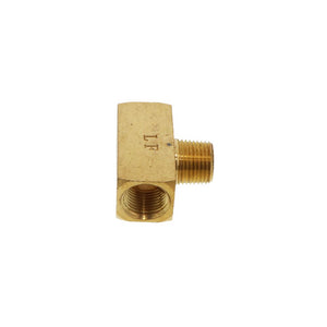 Lead-Free Brass Branch Tee 3/8 FPT x 3/8 FPT  x 3/8 MPT