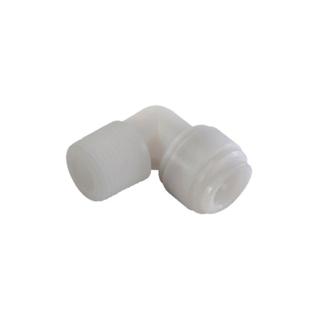 NeoFit - Polypropylene Natural White Male Elbow- 3/8"tube OD x 1/4"NPTF