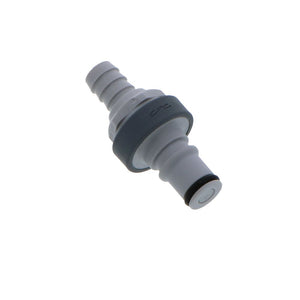 NS4D22006 Valved In-Line Hose Barb Coupling Insert 3/8 ID Barb