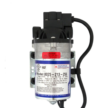 SHURflo 8025-213-256 Delivery Pump 1.5 gpm 45 psi 115V