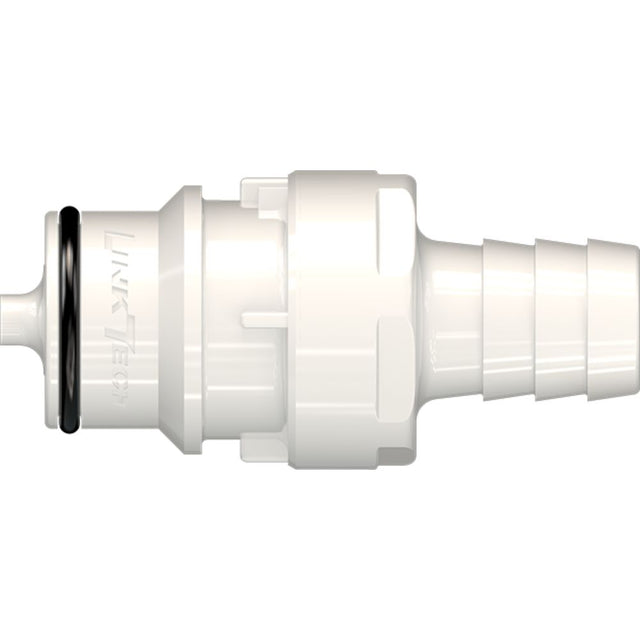 LinkTech 60PS Series Straight Male, Valved 1/2" HB, Polysulfone, EPDM