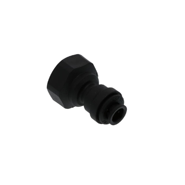John Guest Female Adapter NPTF Black Polypropylene - 1/4 x 1/4 NPTF