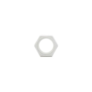 3/8" Polypropylene nut, BULKHEAD