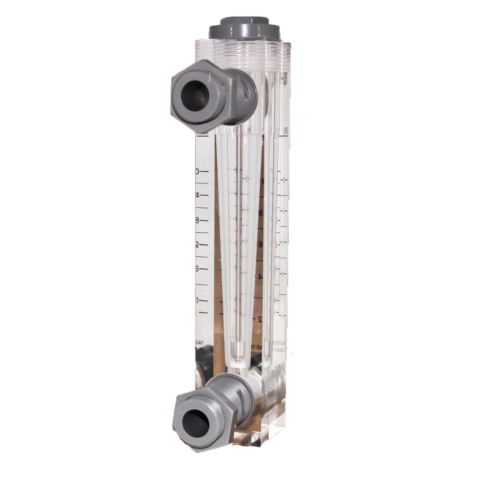 Neo-Pure Panel Mount Flowmeter 0.2-2GPM 3/8" MNPT