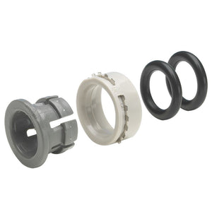 John Guest Plastic Half Cartridge - 5/16 Gray Double Nitrile O-ring