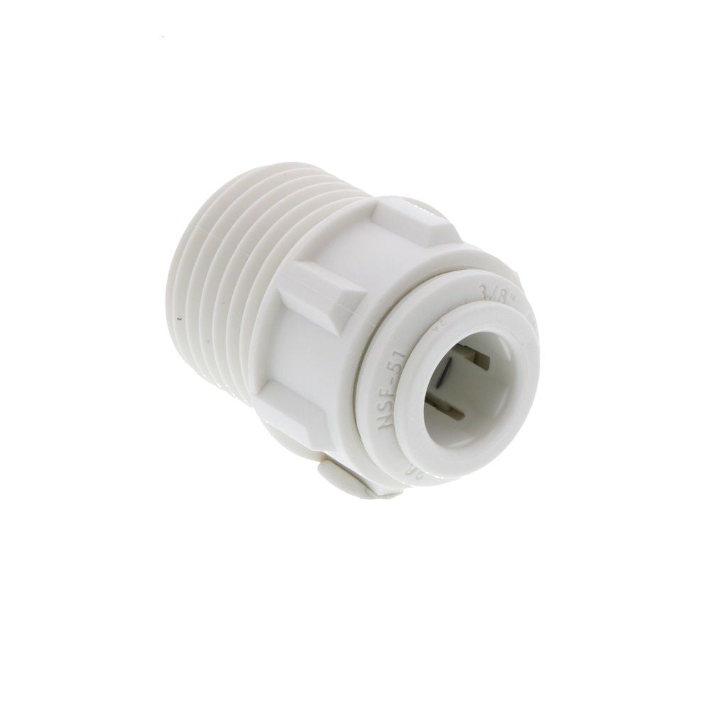 John Guest Male Connector NPTF Polypro  - 3/8 x 1/2 NPTF