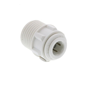 John Guest Male Connector NPTF Polypro  - 3/8 x 1/2 NPTF