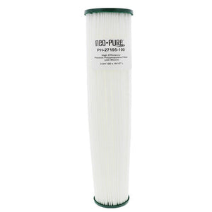 Neo-Pure PH-27195-100 19-1/2" High Efficiency Pleated Filter 100 micron