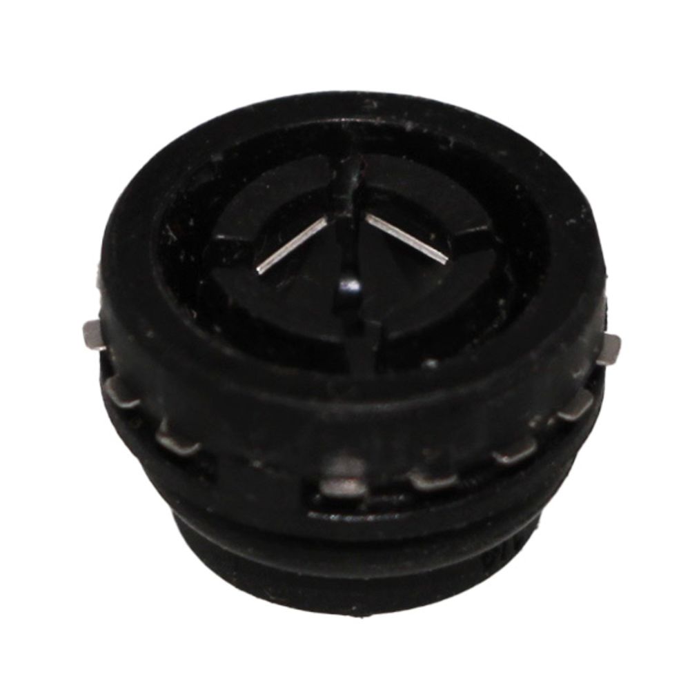 John Guest Plastic Half Cartridge - 10mm Black Single Nitrile O-ring