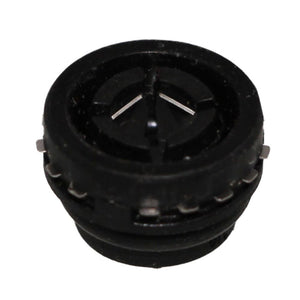 John Guest Plastic Half Cartridge - 6mm Black Single Nitrile O-ring