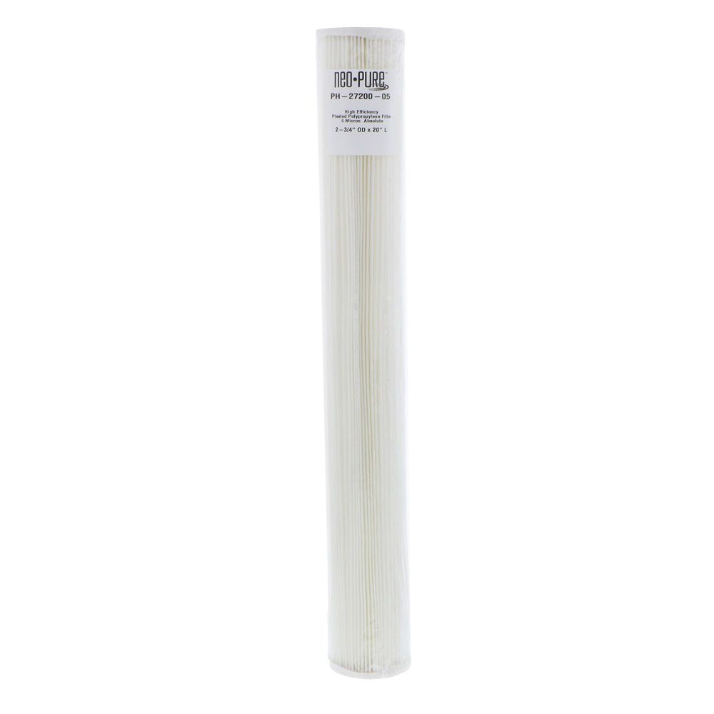 Neo-Pure PH-27200-05 20" High Efficiency Pleated Filter 5 micron