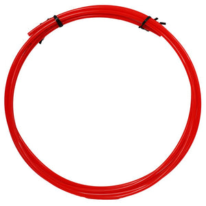 Red 1/4" OD LLDPE Polyethylene Tubing