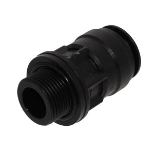 John Guest Male Connector BLACK ACETAL - 28mm x 1" BSP