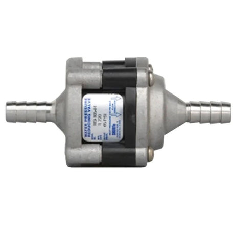 SHURflo 183-165-01 Water Pressure Reducer Valve - 65 PSI - Inlet/Outlet 3/8" Barb - SS Fittings & Body