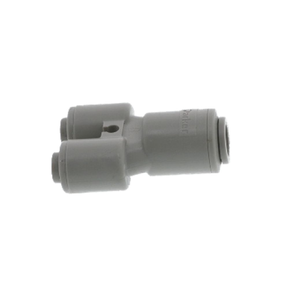 Parker A6WY4-MG True Seal Push-to-Connect Y Union - 3/8 QC x 1/4 QC