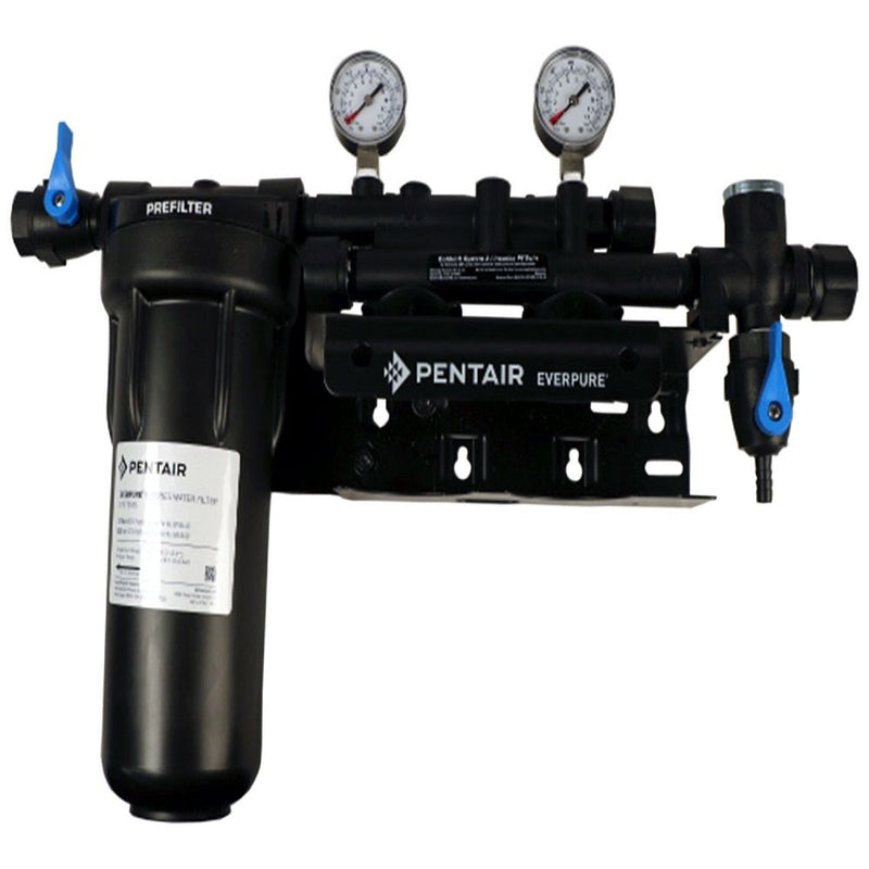 Everpure EV9293-02 Coldrink/Insurice Twin Manifold with 10" Prefilter
