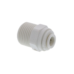 John Guest Male Connector NPTF Polypro - 1/4 x 3/8 NPTF