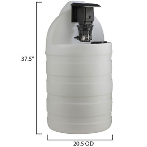 Stenner Single Head Adjustable Pump with 30 Gallon Tank #7 Tube 1.1 - 22 GPD System