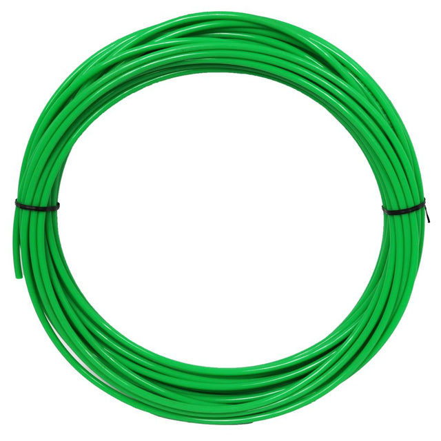 Green 3/8" OD LLDPE Polyethylene Tubing