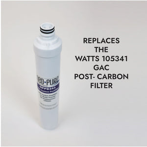 Neo-Pure RO-Pure GAC Carbon Post Filter Replacement For Watts Premier 105341