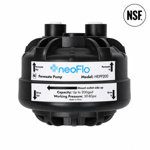 neoFlo HEPP200 Permeate Pump NSF® Certified for up to 200 GPD