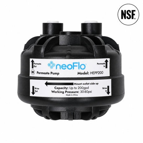neoFlo HEPP200 Permeate Pump NSF® Certified for up to 200 GPD