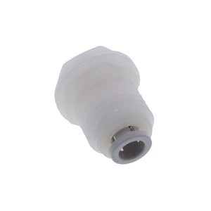 Kynar PVDF Bulkhead Union - 3/8 x 3/8