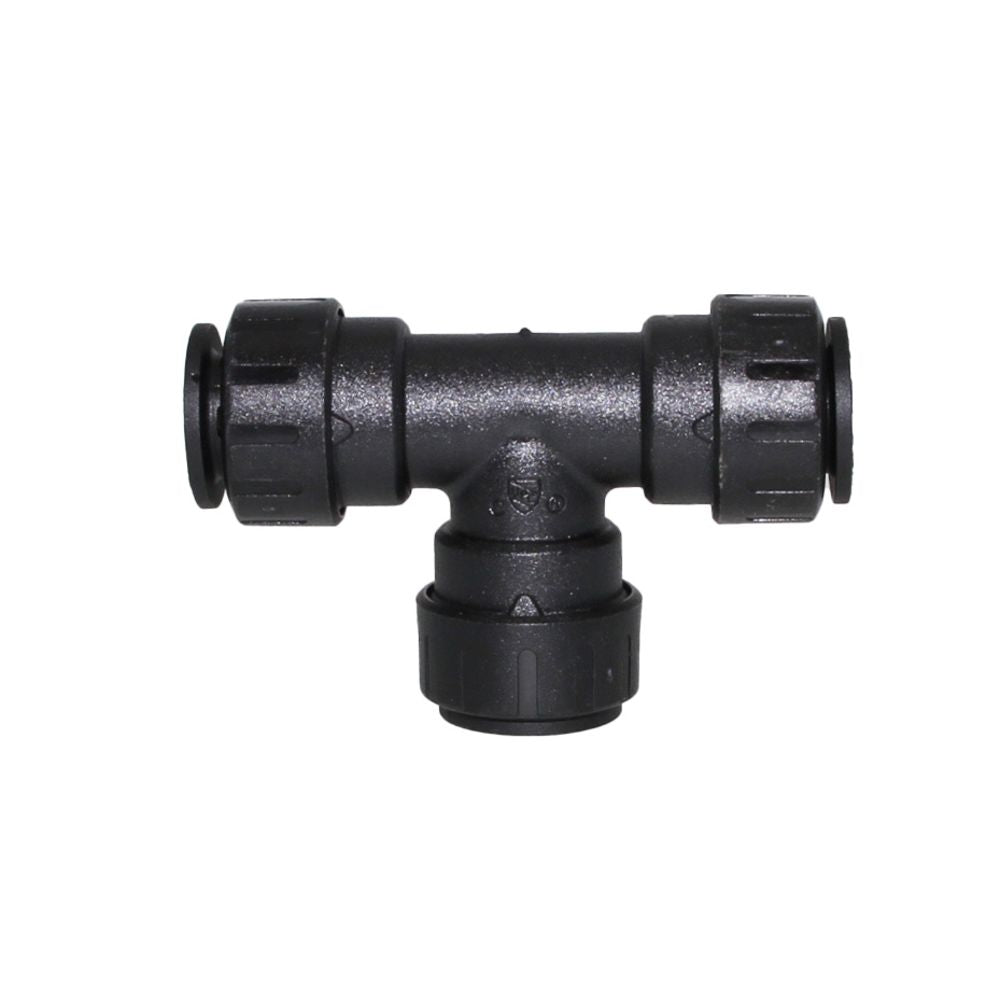 John Guest Prolock Reducing Tee - 1/2 x 1/2 x 3/8 CTS