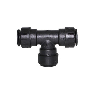 John Guest Prolock Reducing Tee - 1/2 x 1/2 x 3/8 CTS