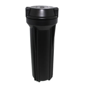 10" Neo-Pure SlimLine Water Filter Housing 3/8" Black/Black No Pressure Relief