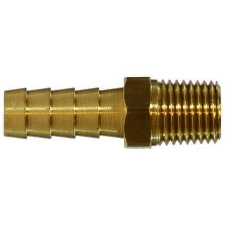 Brass Hose Barb Male Adapter Lead-Free 3/4 MIPT x 3/4 Barb