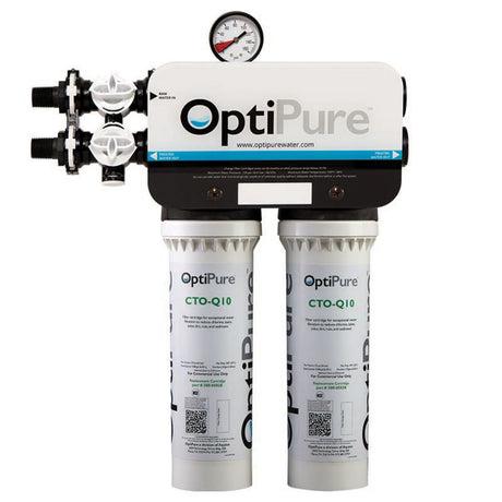 Optipure QT10-2; QT Water Filter System, dual 10"