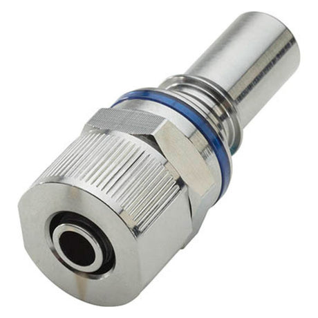 LQ6D20008BLU Valved Inline PTF Liquid Cooling Coupling Insert 1/2 PTF Cool Blue