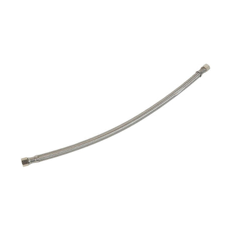 Braided Stainless Steel Hose 304 1/4" COMP x 1/4" COMP 16" Length