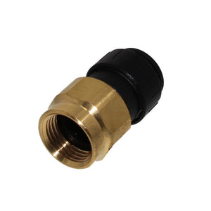 John Guest ProLock Female Connector NPS - 1 CTS x 1 NPS [Brass Nut]