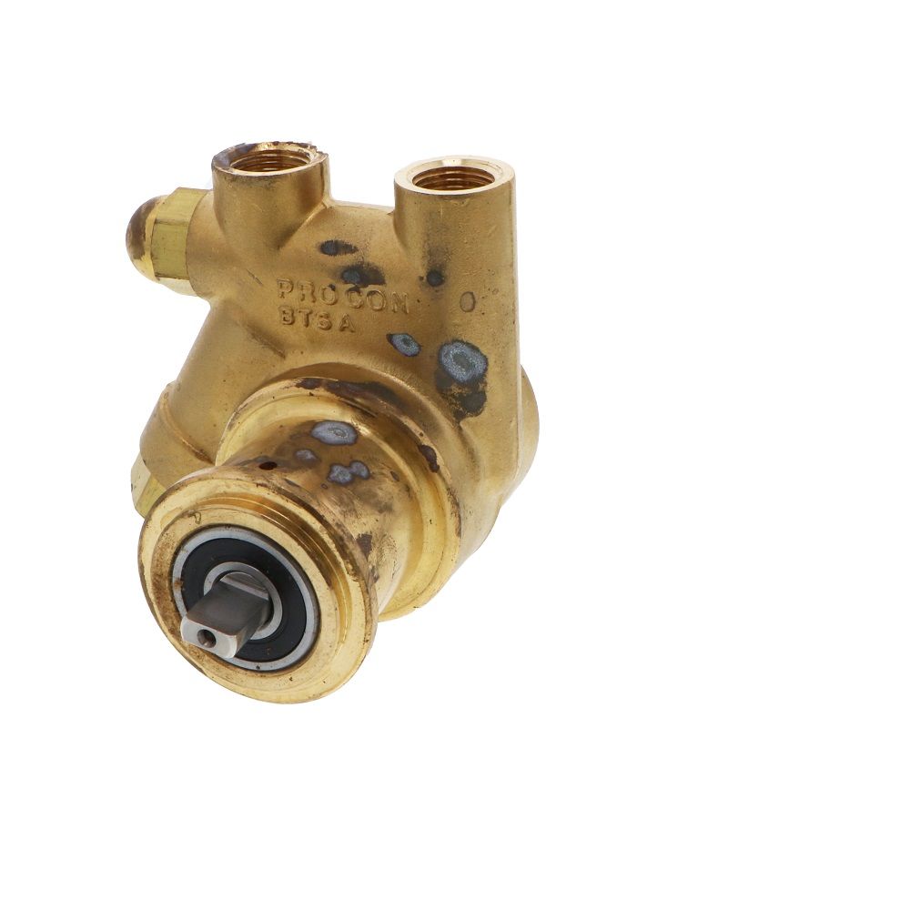 Procon Pump NSF Brass 125 GPH 3/8" NPT - 250 psi PRV w/ .188" Double Flat Drive [Clamp-on]