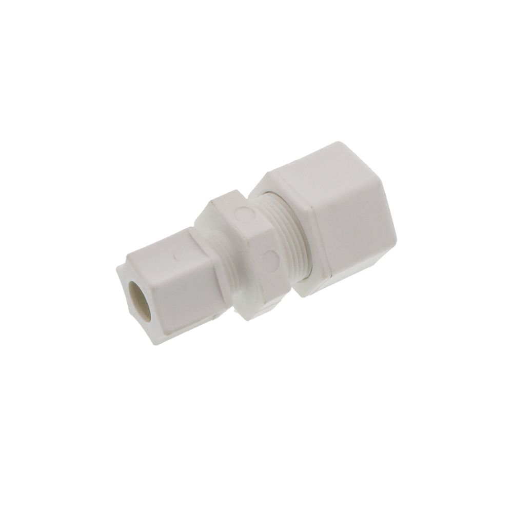 JACO 15-10-6-P-PG Polypropylene Reducing Union 5/8 OD Tube x 3/8 OD Tube